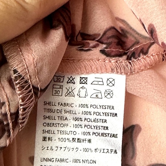 NWT Cleobella Claire Chiffon Floral Blouse Flutter Sleeves SZ Small - Picture 10 of 12